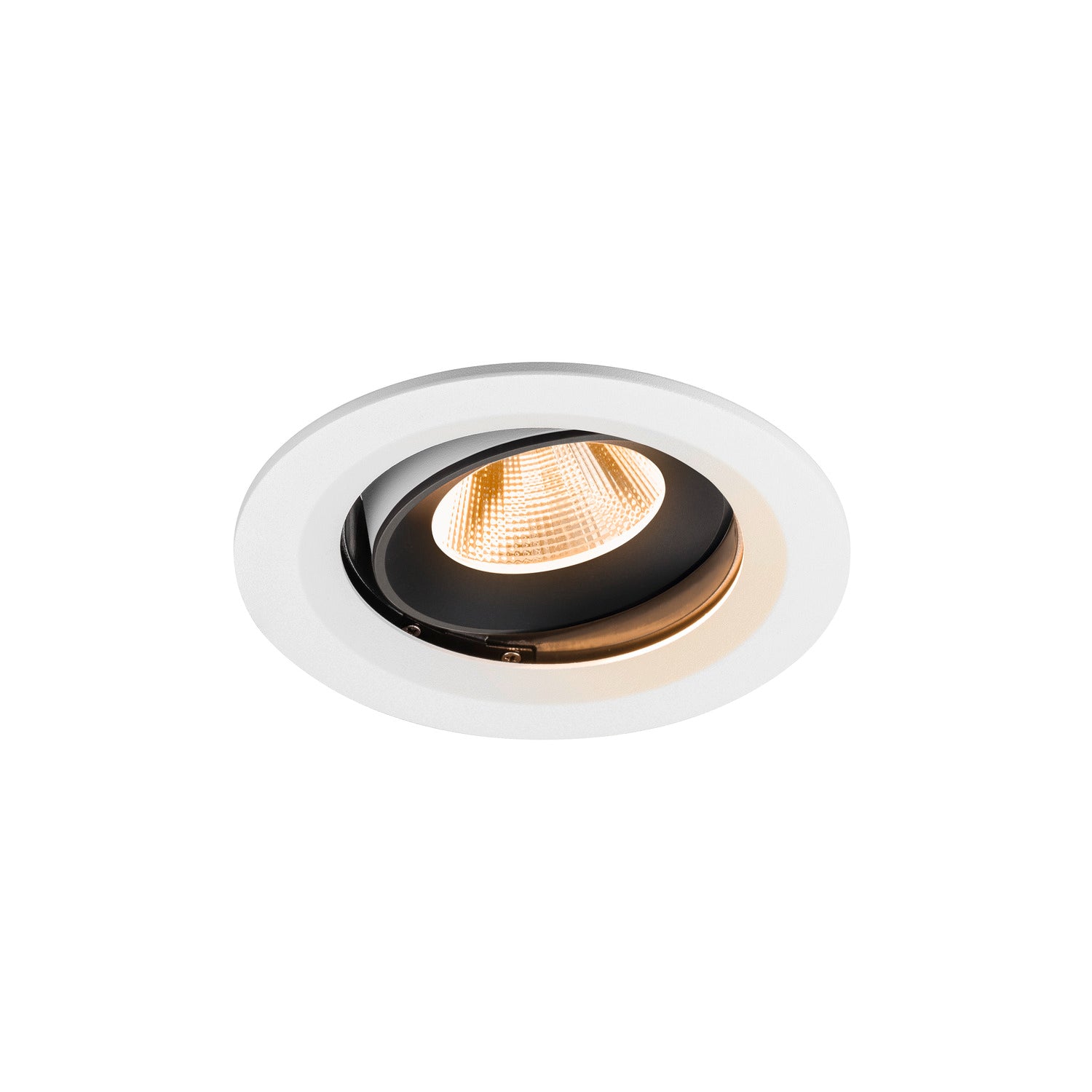 NUMINOS® MOVE M, luminária para encastrar no teto, brance/preta 2700 K 20°