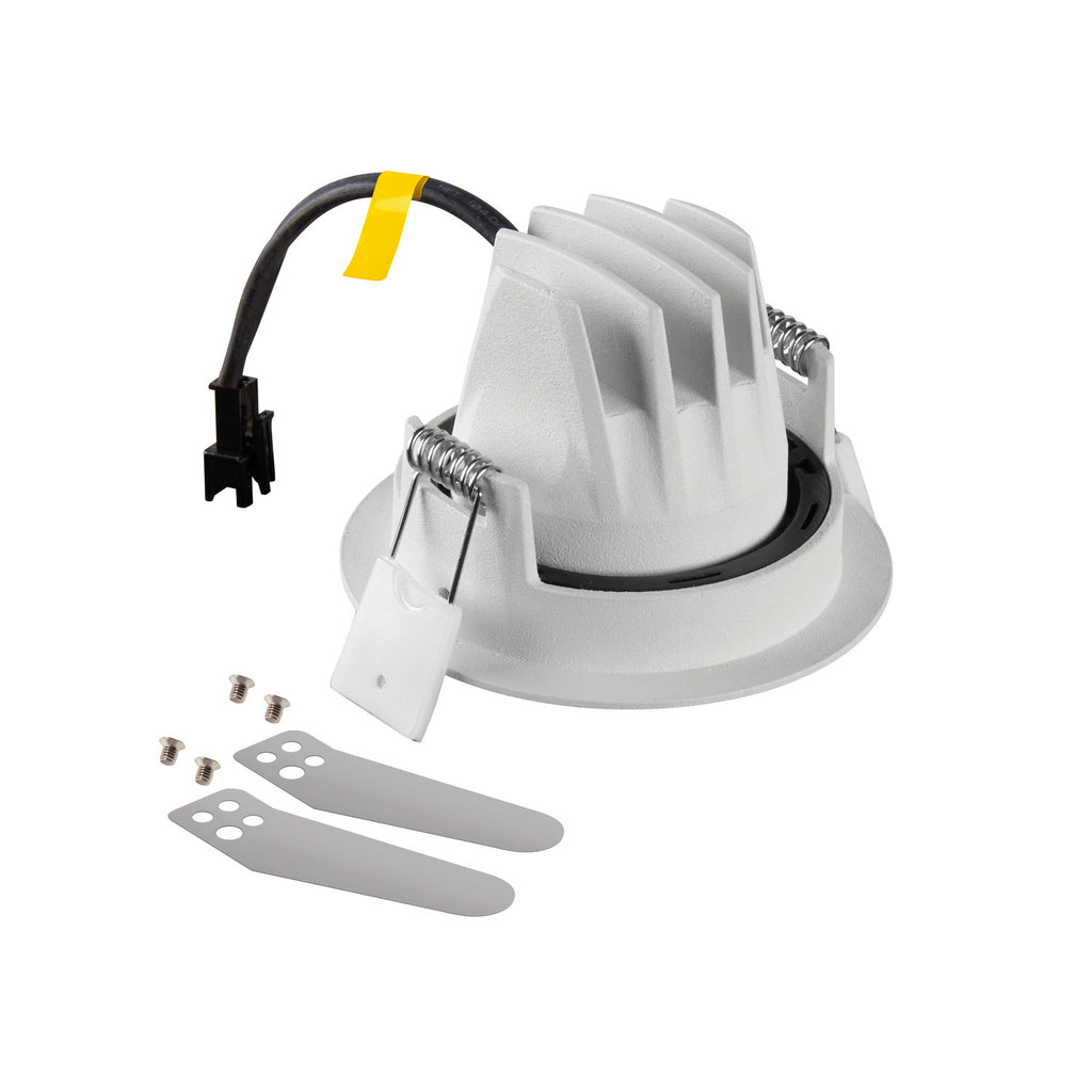 NUMINOS® MOVE M, luminária de teto embutida, 2700 K, 55°, IP20, redonda, branca