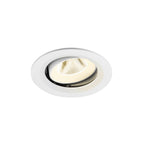 NUMINOS® MOVE M, luminária de teto embutida, 4000 K, 20°, IP20, redonda, branca