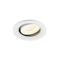 NUMINOS® MOVE M, luminária de teto embutida, 4000 K, 40°, IP20, redonda, branca