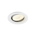 NUMINOS® MOVE M, luminária de teto embutida, 4000 K, 40°, IP20, redonda, branca