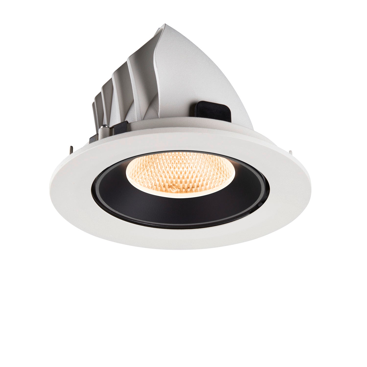 NUMINOS® GIMBLE L, luminária para encastrar no teto, brance/preta 2700 K 20°