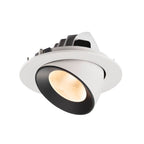NUMINOS® GIMBLE L, luminária para encastrar no teto, brance/cromada 2700 K 20°