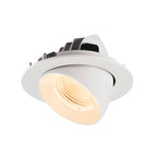 NUMINOS® GIMBLE L, Luminária de teto embutida, 2700 K, 55°, IP20, redonda, branca