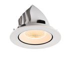 NUMINOS® GIMBLE L, Luminária de teto embutida, 2700 K, 55°, IP20, redonda, branca