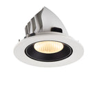 NUMINOS® GIMBLE L, luminária para encastrar no teto, brance/preta 3000 K 40°