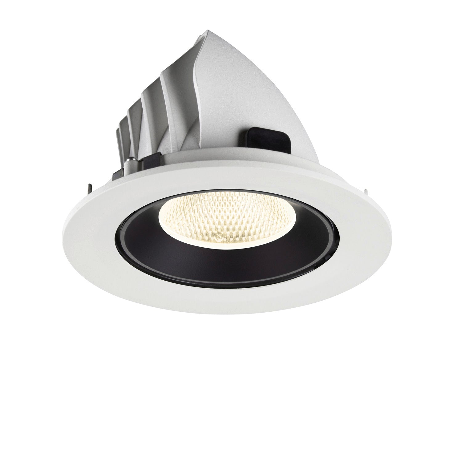 NUMINOS® GIMBLE L, luminária para encastrar no teto, brance/preta 4000 K 20°