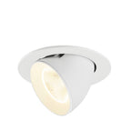 NUMINOS® GIMBLE L, Luminária de teto embutida, 4000 K, 20°, IP20, redonda, branca
