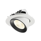 NUMINOS® GIMBLE L, luminária para encastrar no teto, brance/preta 4000 K 40°