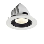 NUMINOS® GIMBLE L, luminária para encastrar no teto, brance/preta 4000 K 40°