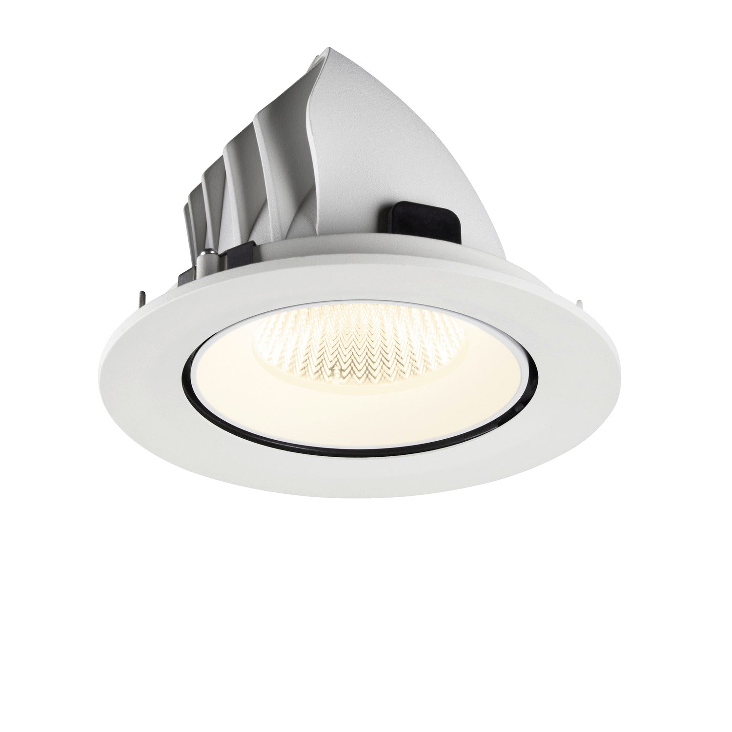 NUMINOS® GIMBLE L, Luminária de teto embutida, 4000 K, 40°, IP20, redonda, branca