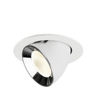NUMINOS® GIMBLE L, luminária para encastrar no teto, brance/cromada 4000 K 40°