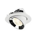 NUMINOS® GIMBLE L, luminária para encastrar no teto, brance/cromada 4000 K 40°