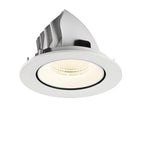 NUMINOS® GIMBLE L, Luminária de teto embutida, 4000 K, 55°, IP20, redonda, branca