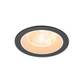 NUMINOS® L, luminária de teto embutida, 2700 K, 20°, IP20, redonda, preto / branco