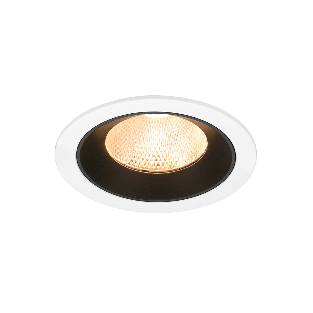 NUMINOS® L, luminária para encastrar no teto, brance/preta 2700 K 20°