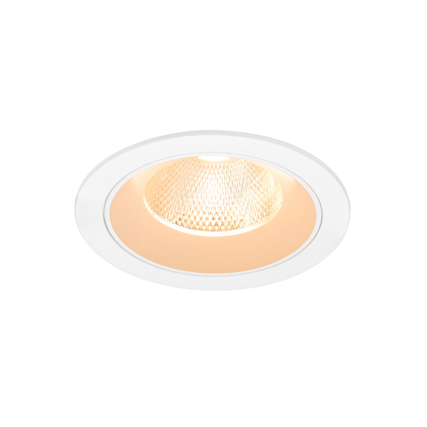 NUMINOS® L, luminária de teto embutida, 2700 K, 20°, IP20, redonda, branca