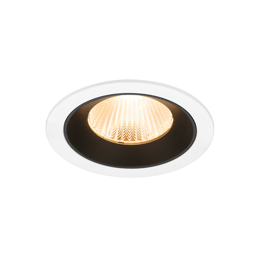 NUMINOS® L, luminária para encastrar no teto, brance/preta 2700 K 40°