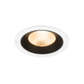 NUMINOS® L, luminária para encastrar no teto, brance/preta 2700 K 40°