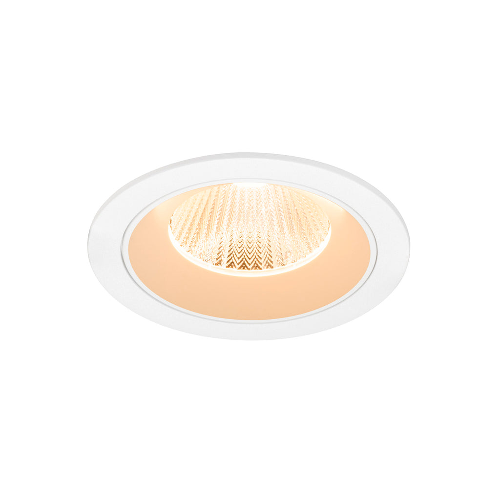 NUMINOS® L, luminária de teto embutida, 2700 K, 40°, IP20, redonda, branca