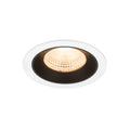NUMINOS® L, luminária para encastrar no teto, brance/preta 2700 K 55°