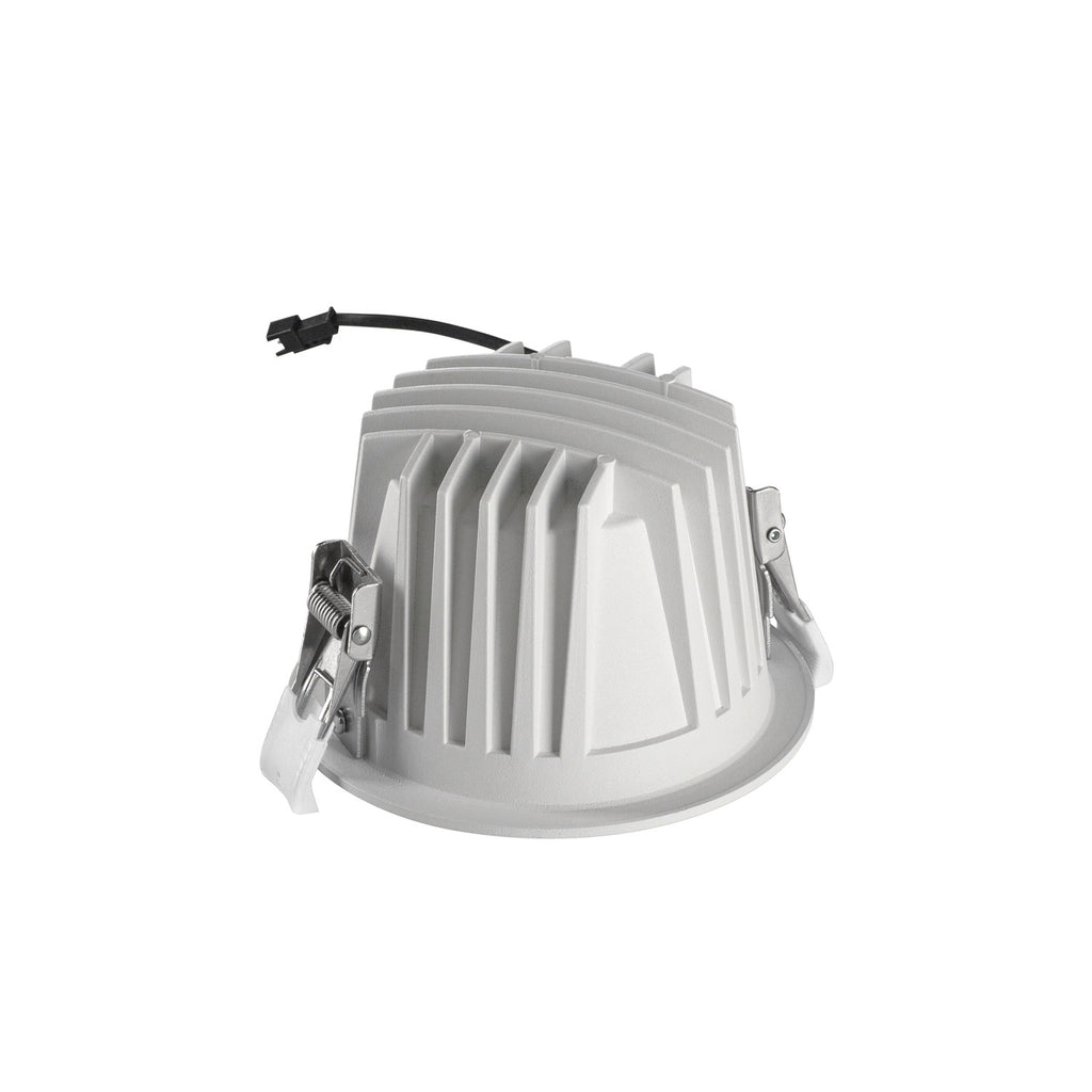 NUMINOS® L, luminária para encastrar no teto, brance/preta 2700 K 55°