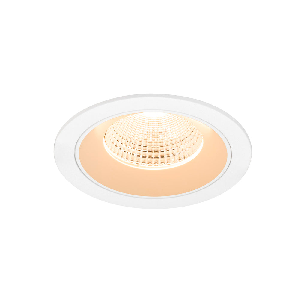 NUMINOS® L, luminária de teto embutida, 2700 K, 55°, IP20, redonda, branca