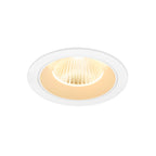 NUMINOS® L, luminária de teto embutida, 3000 K, 40°, IP20, redonda, branca