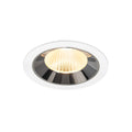 NUMINOS® L, luminária para encastrar no teto, brance/cromada 3000 K 40°