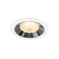 NUMINOS® L, luminária para encastrar no teto, brance/cromada 3000 K 55°