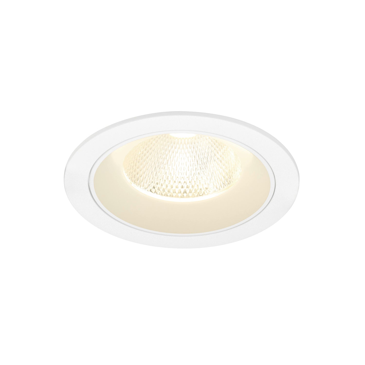NUMINOS® L, luminária de teto embutida, 4000 K, 20°, IP20, redonda, branca