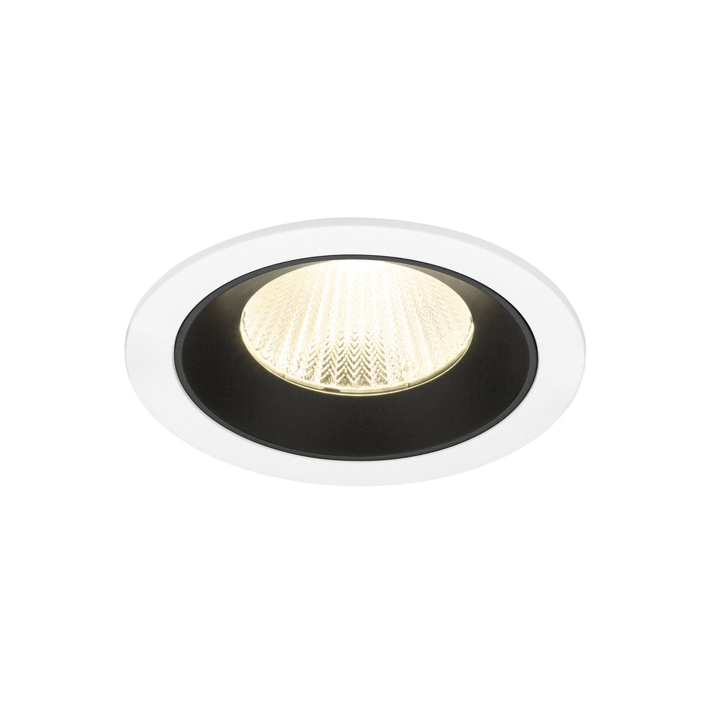 NUMINOS® L, luminária para encastrar no teto, brance/preta 4000 K 40°