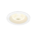 NUMINOS® L, luminária de teto embutida, 4000 K, 40°, IP20, redonda, branca