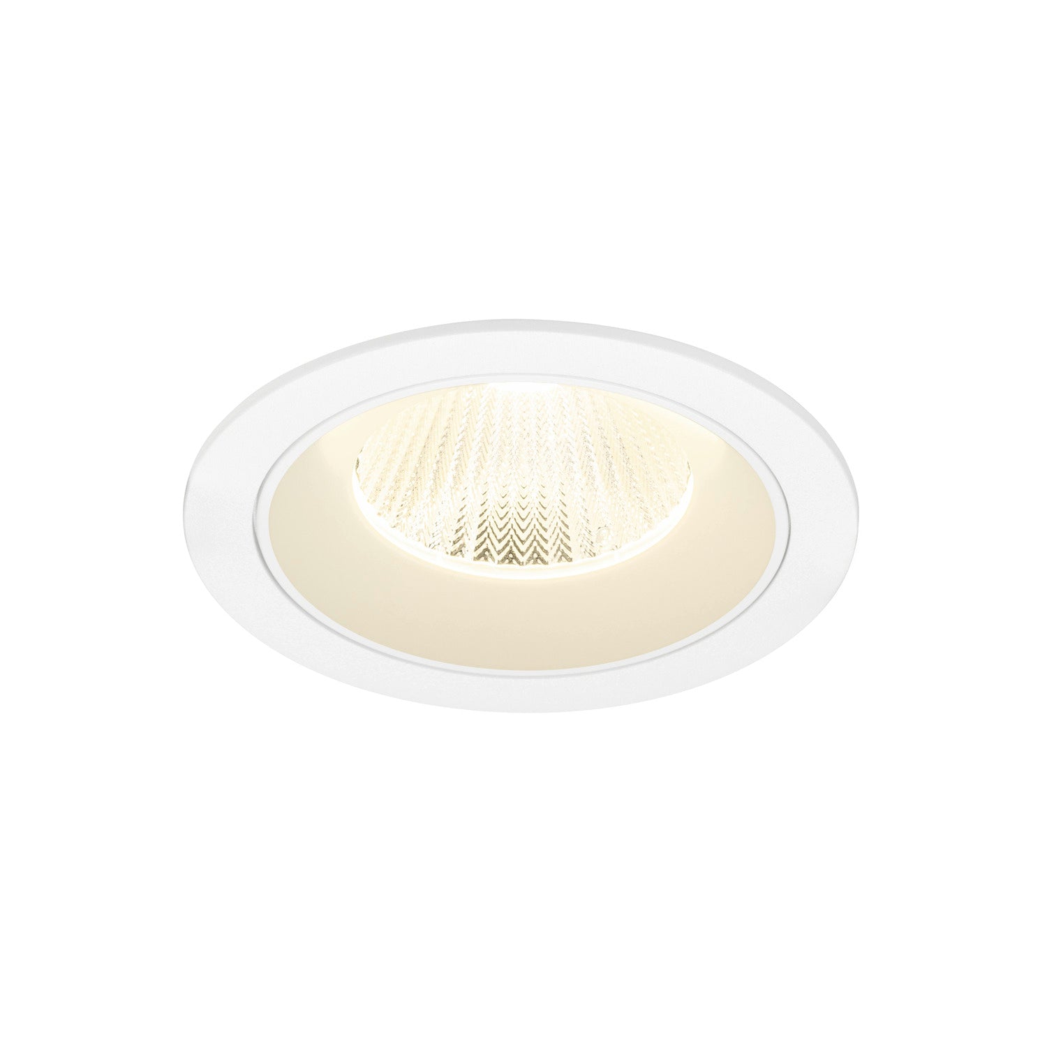 NUMINOS® L, luminária de teto embutida, 4000 K, 40°, IP20, redonda, branca