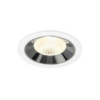 NUMINOS® L, luminária para encastrar no teto, brance/cromada 4000 K 40°