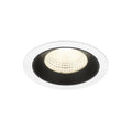 NUMINOS® L, luminária para encastrar no teto, brance/preta 4000 K 55°