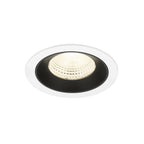 NUMINOS® L, luminária para encastrar no teto, brance/preta 4000 K 55°