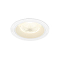 NUMINOS® L, luminária de teto embutida, 4000 K, 55°, IP20, redonda, branca