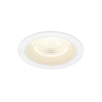 NUMINOS® L, luminária de teto embutida, 4000 K, 55°, IP20, redonda, branca