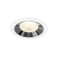 NUMINOS® L, luminária para encastrar no teto, brance/cromada 4000 K 55°