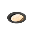 NUMINOS® MOVE L, Luminária de teto embutida, 2700 K, 55°, IP20, redonda, preto / branco