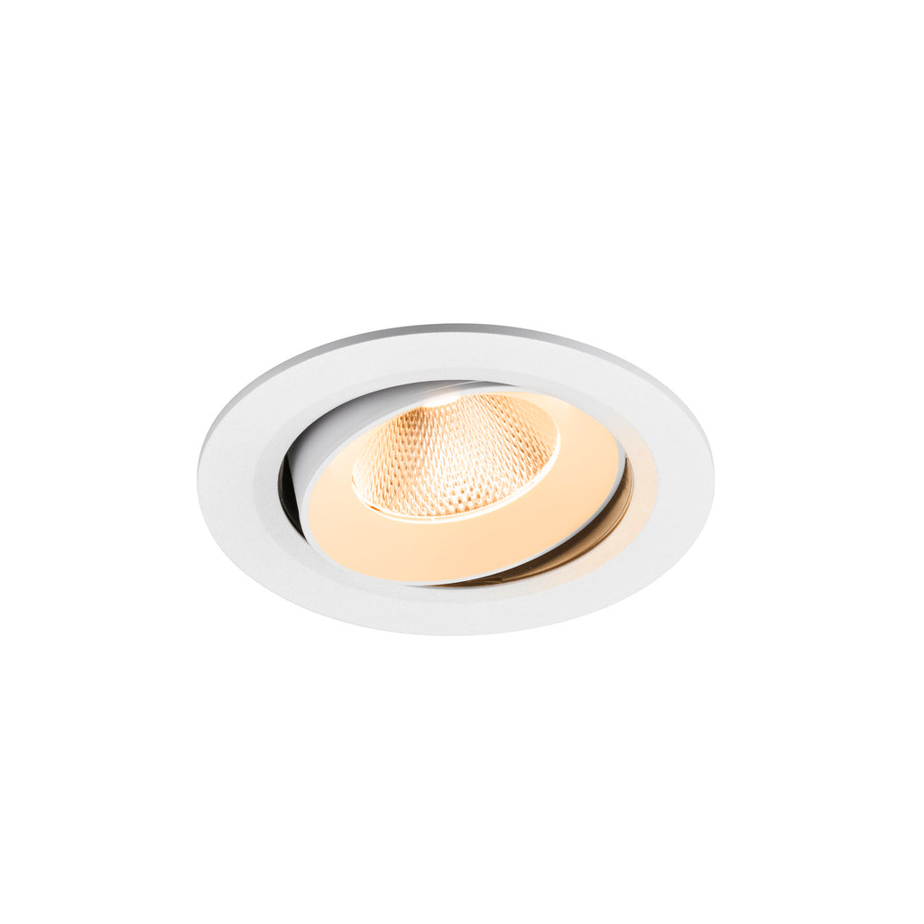 NUMINOS® MOVE L, Luminária de teto embutida, 2700 K, 20°, IP20, redonda, branca
