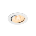 NUMINOS® MOVE L, Luminária de teto embutida, 2700 K, 20°, IP20, redonda, branca