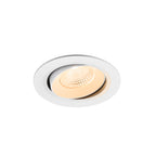 NUMINOS® MOVE L, Luminária de teto embutida, 2700 K, 55°, IP20, redonda, branca