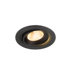 NUMINOS® MOVE L, Luminária de teto embutida, 3000 K, 20°, IP20, redonda, preta