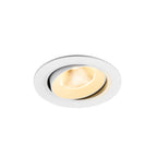 NUMINOS® MOVE L, Luminária de teto embutida, 3000 K, 20°, IP20, redonda, branca