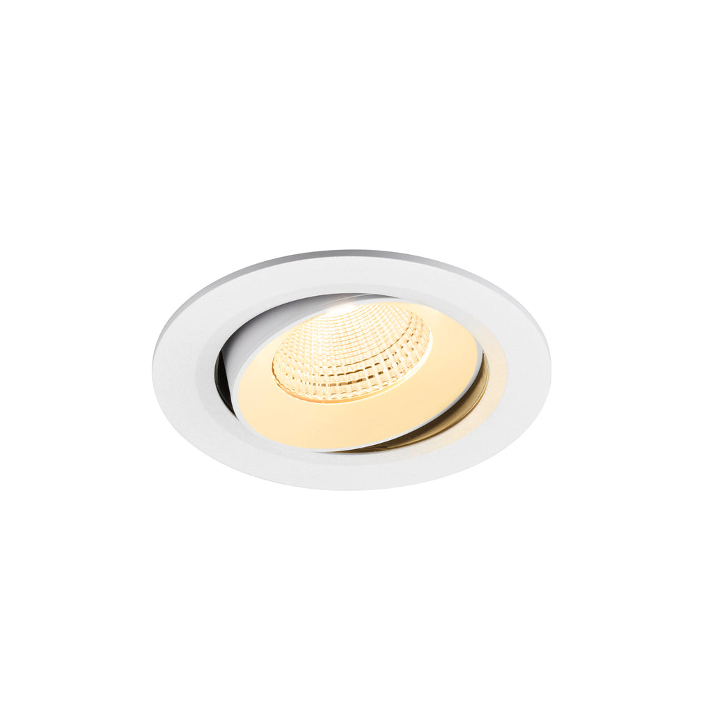 NUMINOS® MOVE L, Luminária de teto embutida, 3000 K, 55°, IP20, redonda, branca