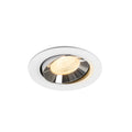 NUMINOS® MOVE L, luminária para encastrar no teto, brance/cromada 3000 K 55°