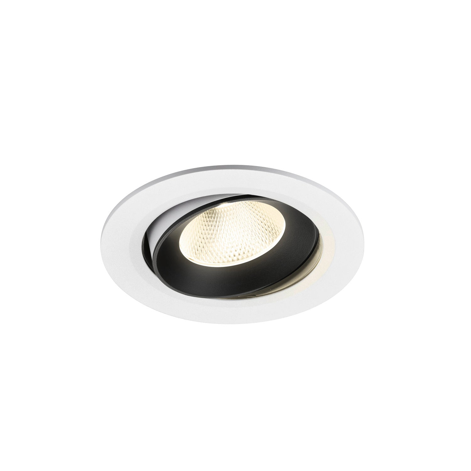 NUMINOS® MOVE L, luminária para encastrar no teto, brance/preta 4000 K 20°