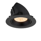 NUMINOS® GIMBLE XL, Luminária de teto embutida, 2700 K, 55°, preto
